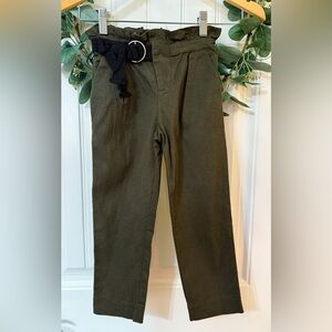 🔹‎ Zara Girl Paperbag Waist Belted Pants